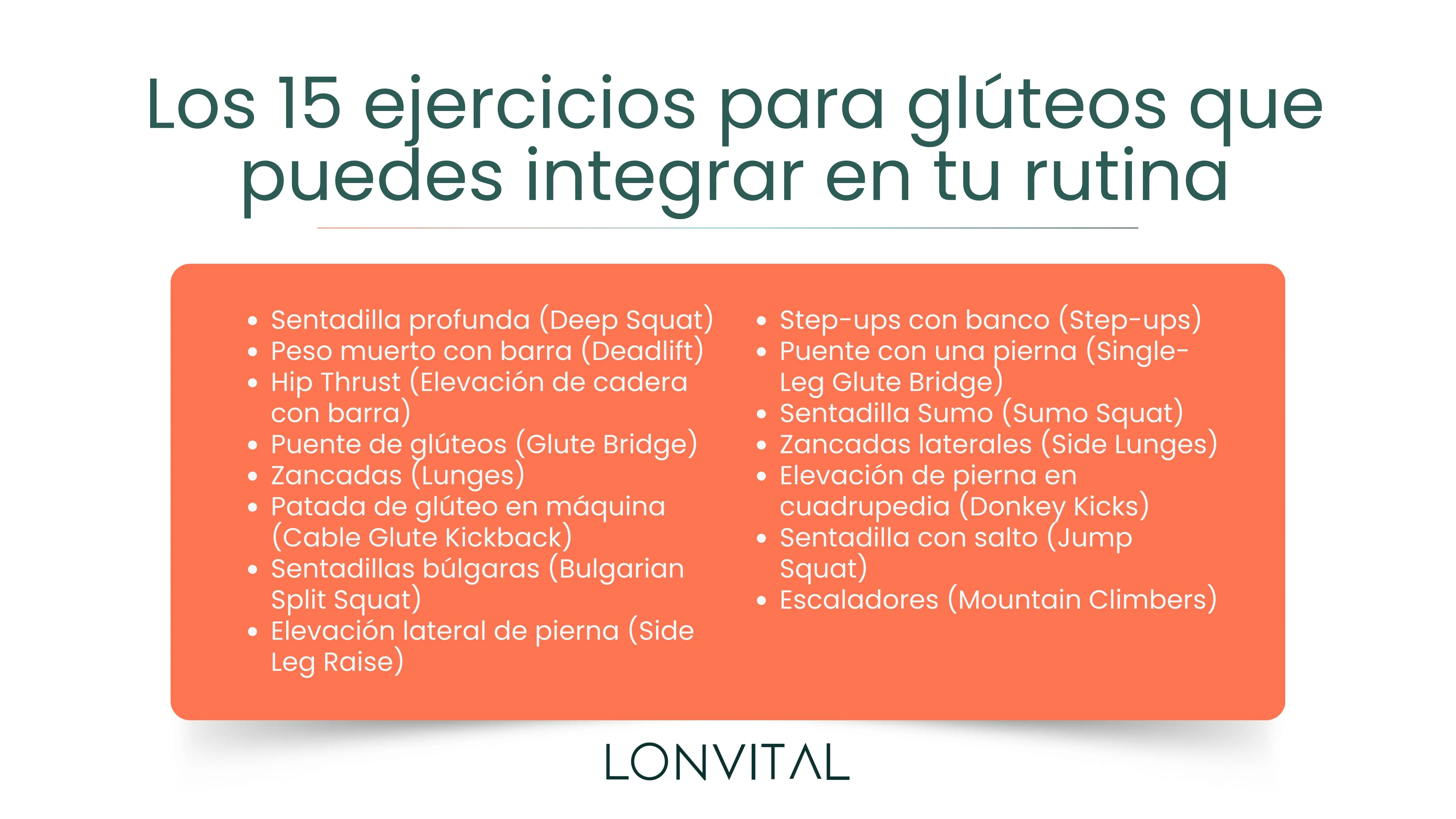 15 ejercicios para gluteos