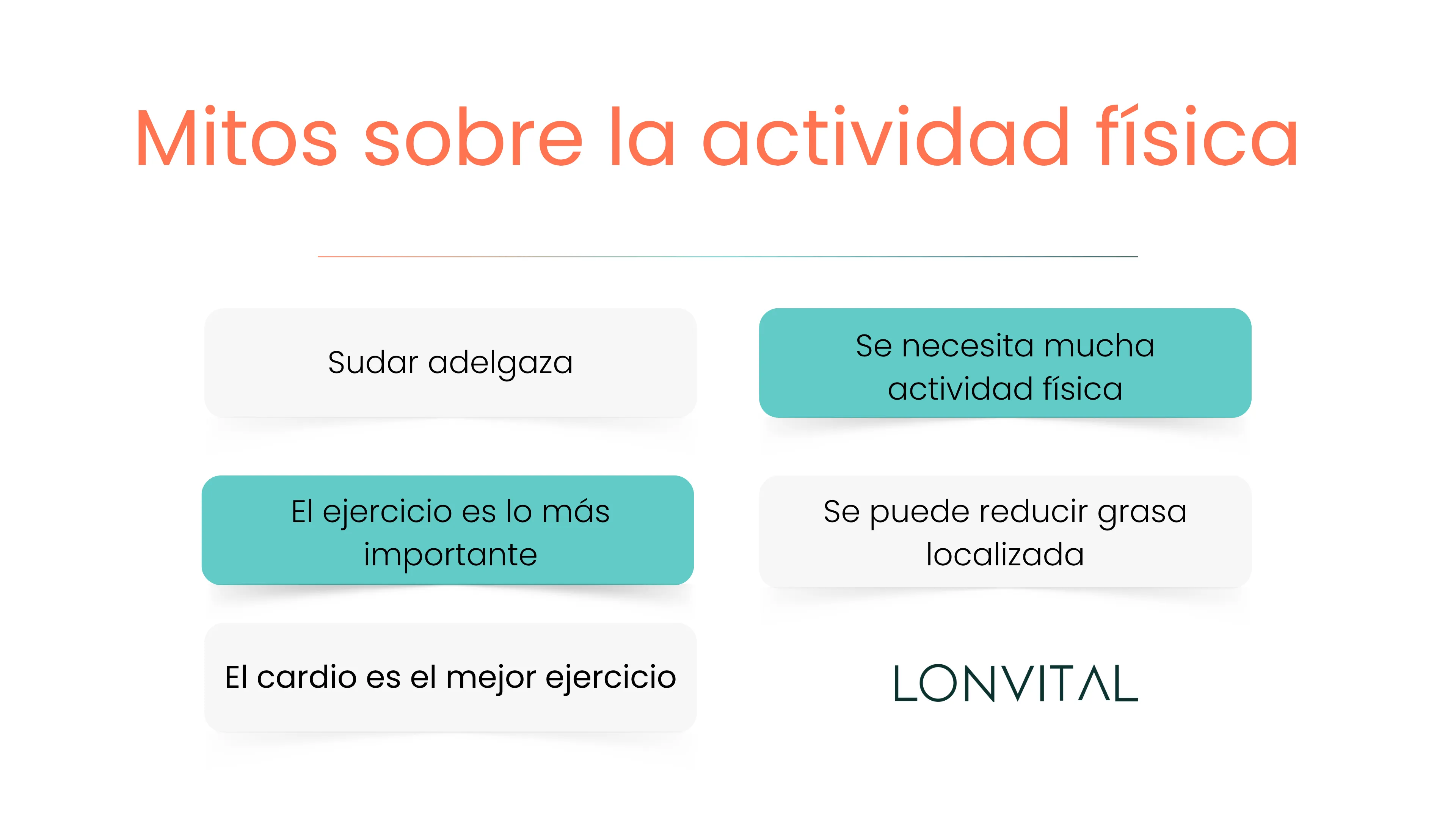 Mitos sobre la actividad física