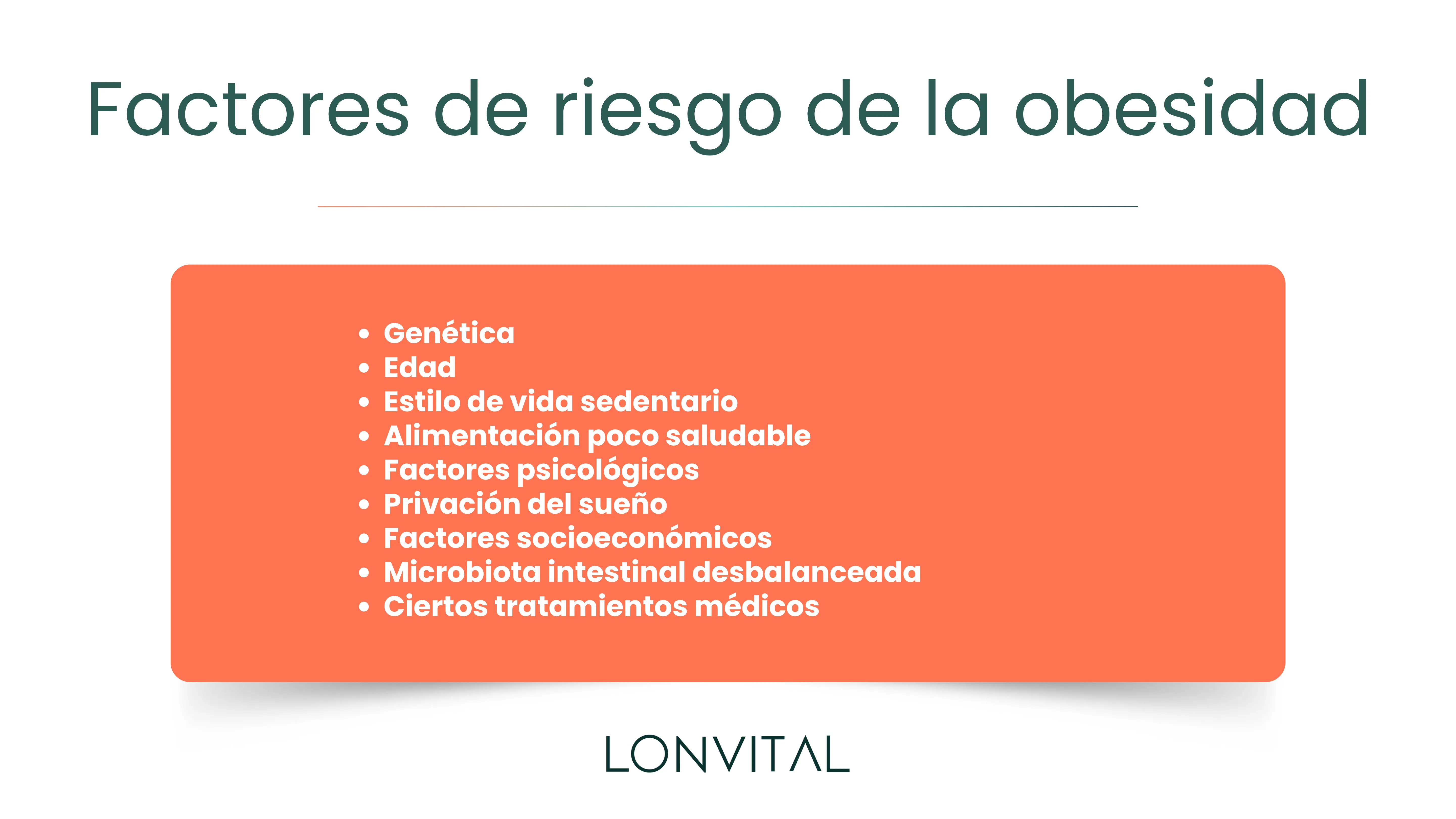 Factores de riesgo de la obesidad