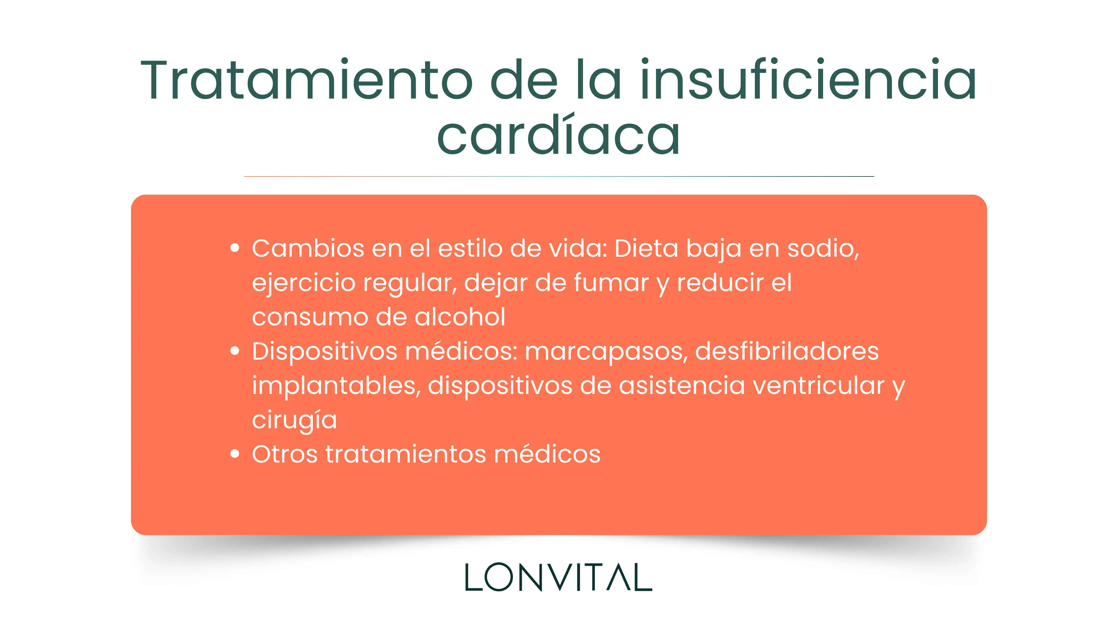 Tratamiento de la insuficiencia cardíaca