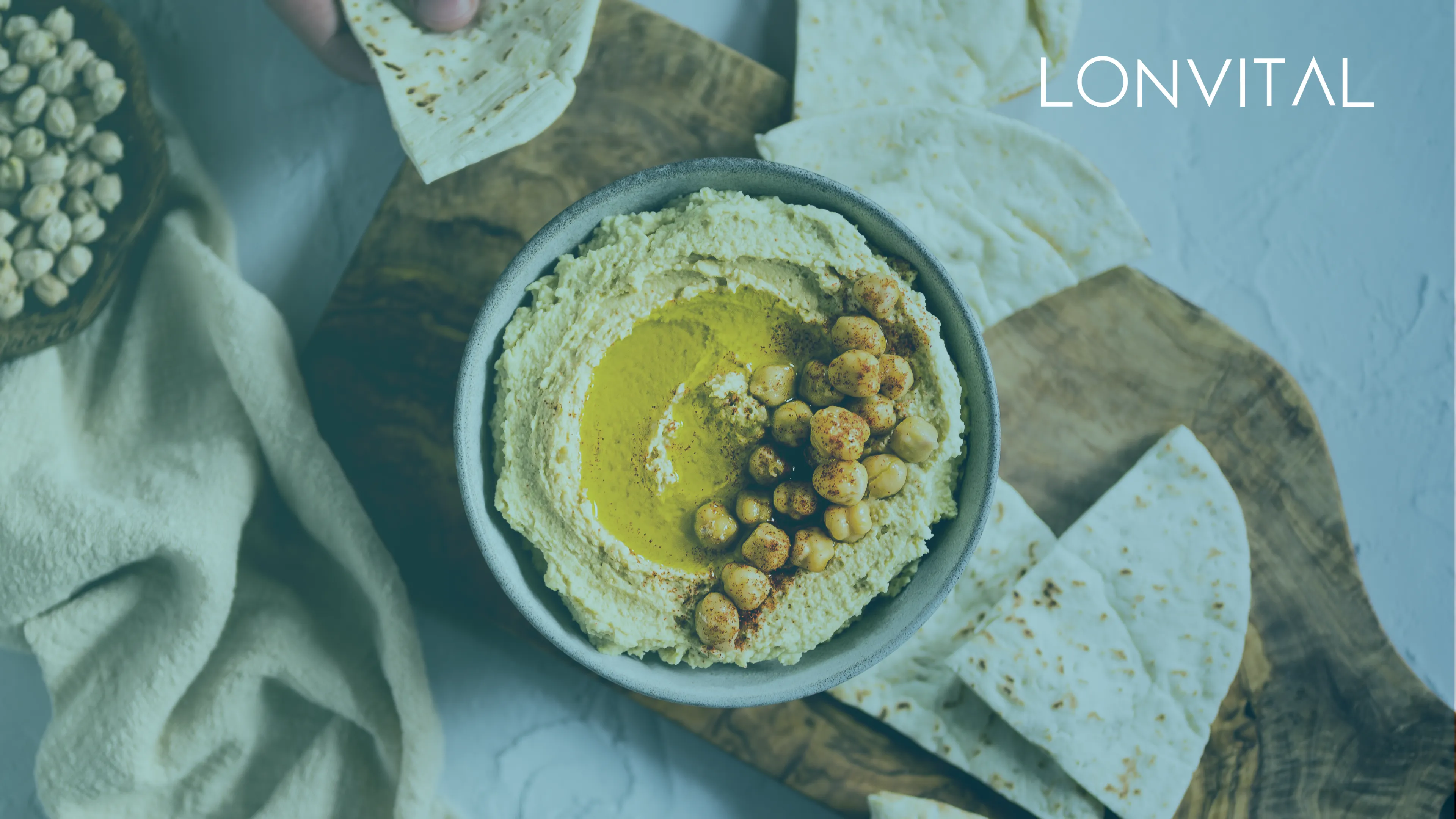 merendar hummus para adelgazar